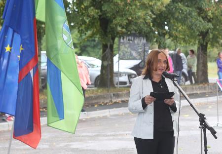 Otvoritev hodnika in kolesarske steze Cerknica  Dolenje Jezero 14 FOTO LJUBO VUKELIČ